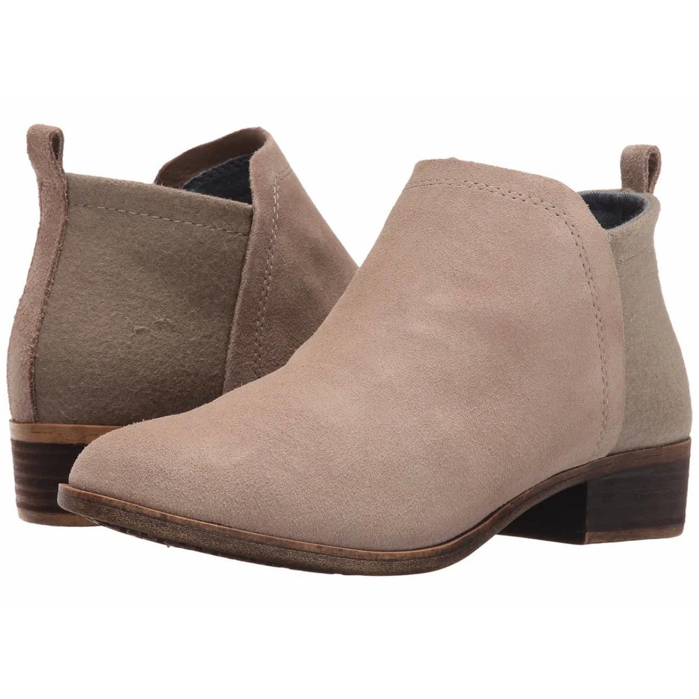 Toms Women's Deia Suede Bootie Desert Taupe, 8